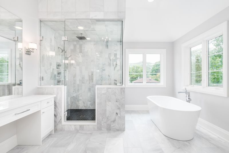 Marble Accented Bathroom